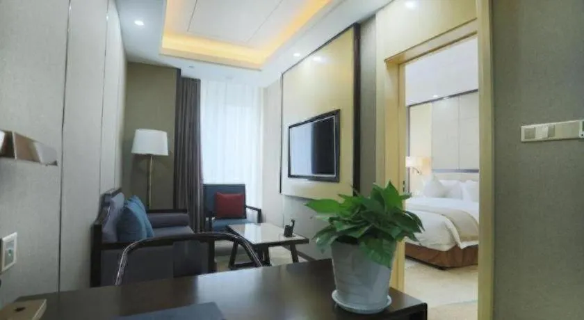 Bed in Hundred Hotel Qingdao