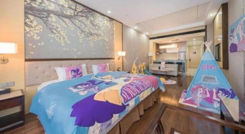 Bed in Hundred Hotel Qingdao