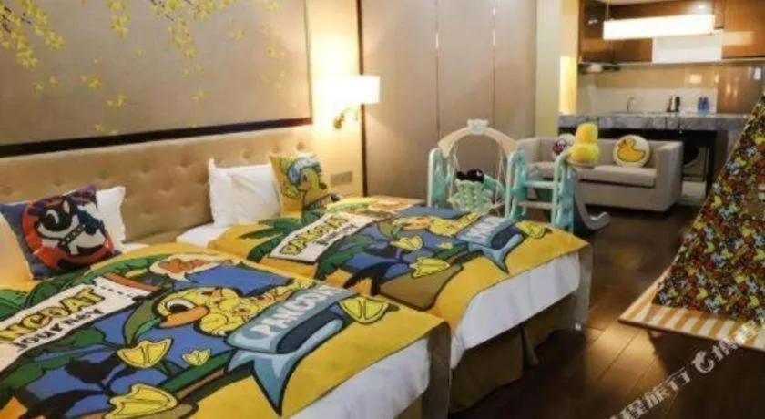 Bed in Hundred Hotel Qingdao