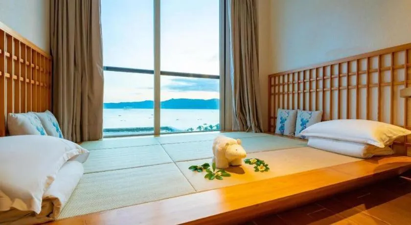 Bed in Ocean View Resort Yalong Bay