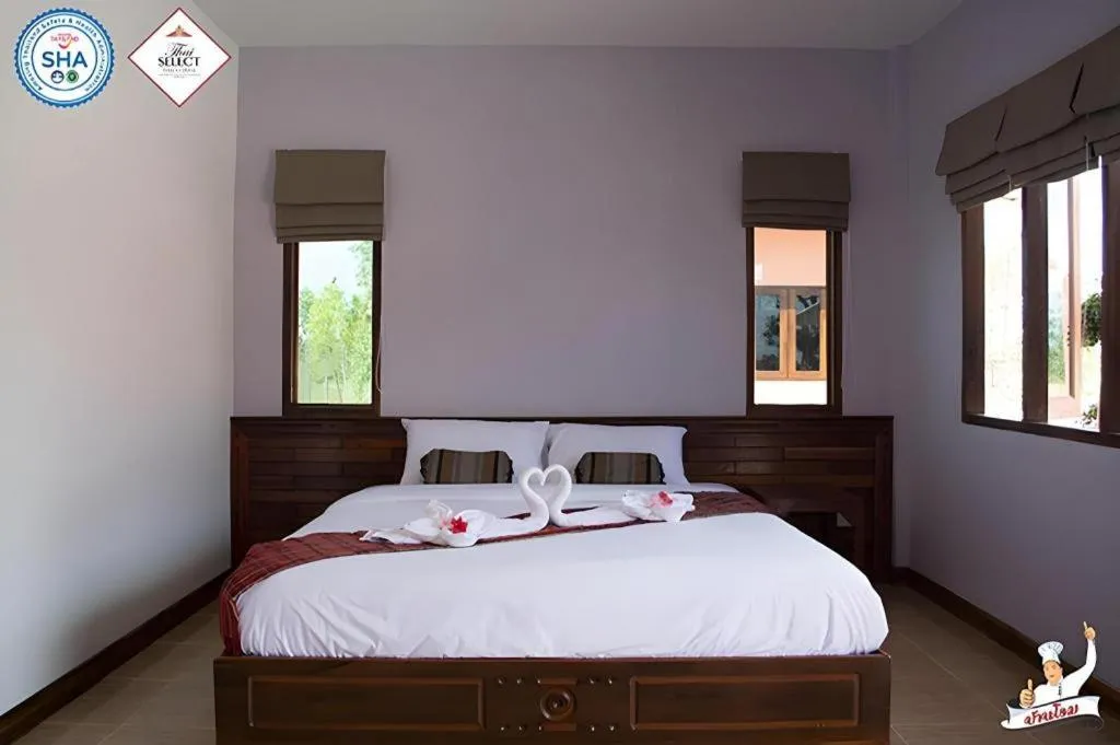 Bed in Baan Home Resort