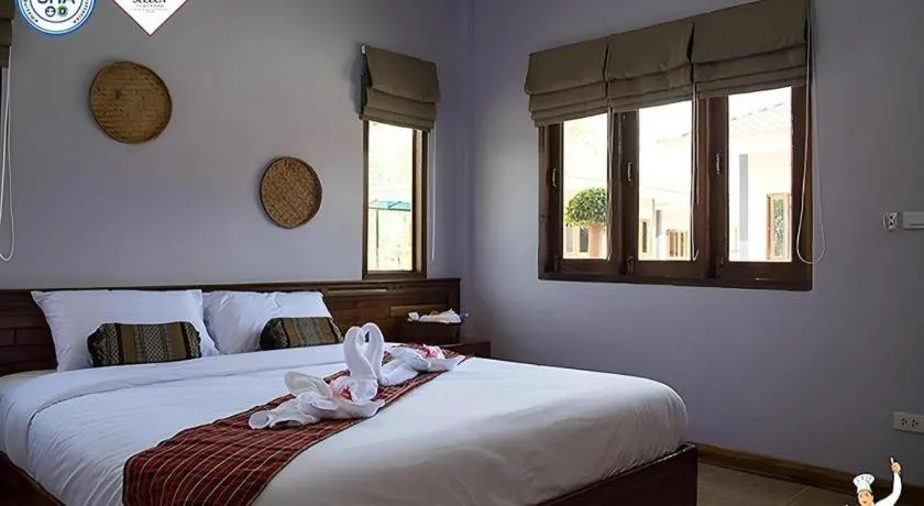 Bed in Baan Home Resort