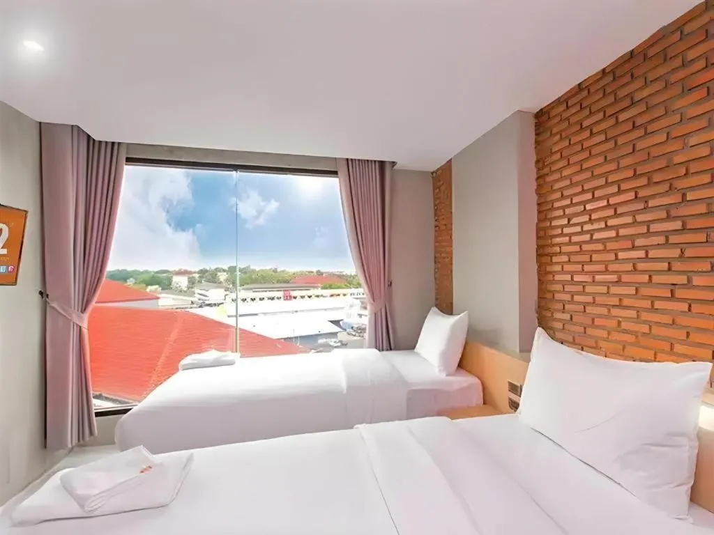 Bed in B2 Mukdahan Boutique and Budget Hotel
