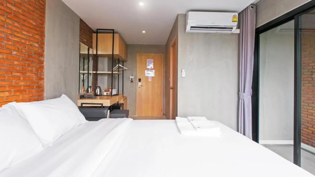 Bed in B2 Mukdahan Boutique and Budget Hotel