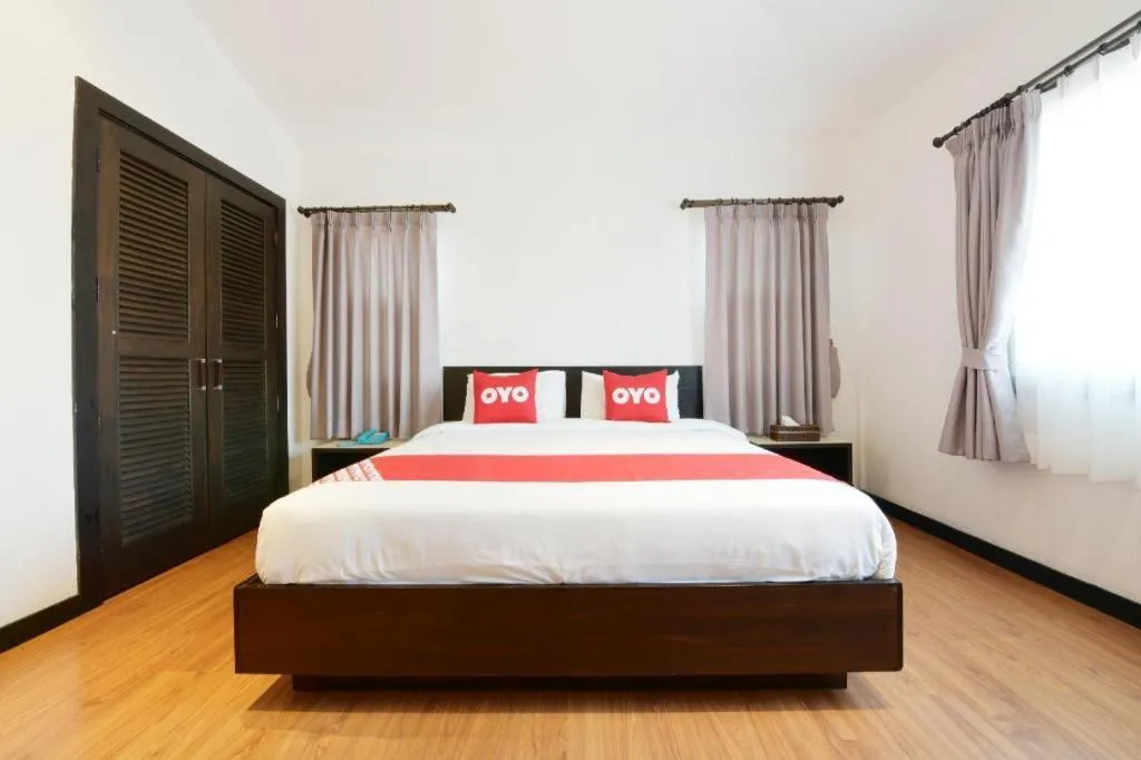 Bed in OYO 520 Pattaya Cantina