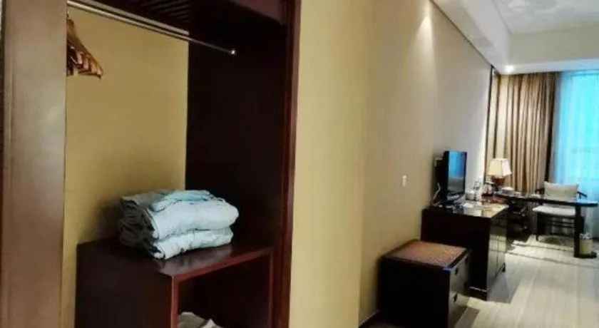 Bed in Longyan Capital International Hot Spring Resort