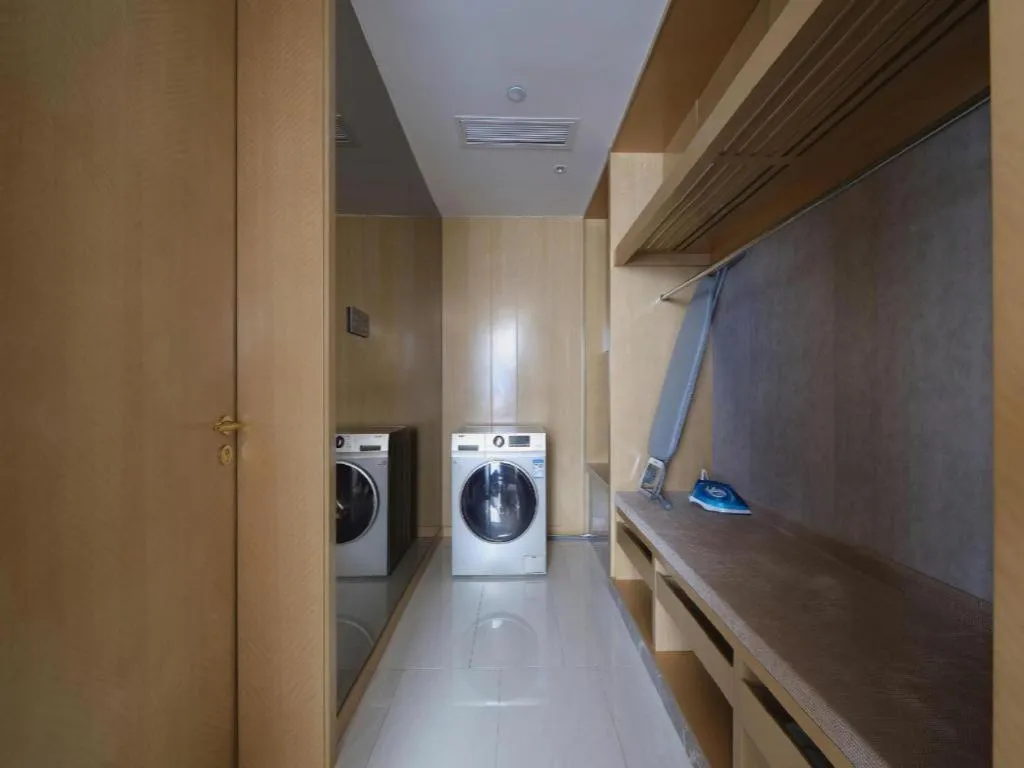 Bed in Licai Tianqi Hotel