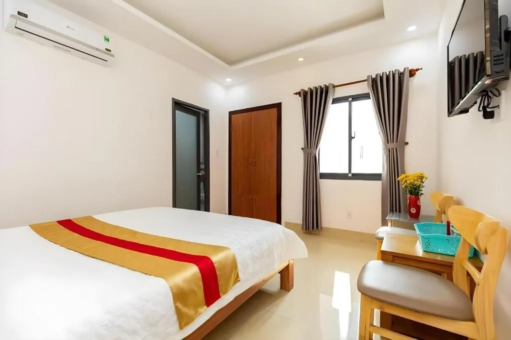 Bed in New Vung Tau Hotel