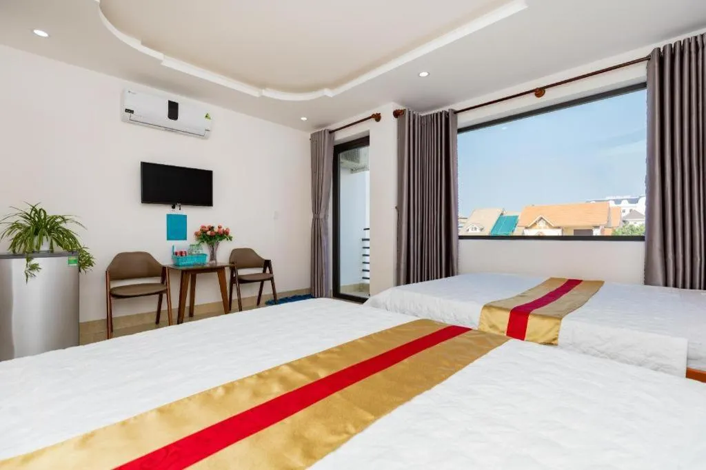 Bed in New Vung Tau Hotel