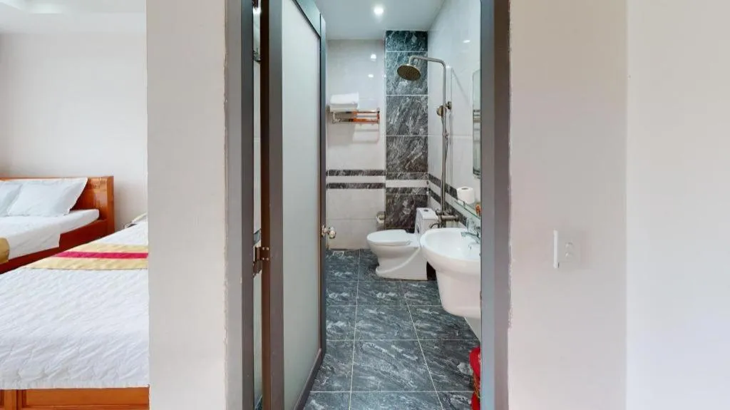 Bed in New Vung Tau Hotel