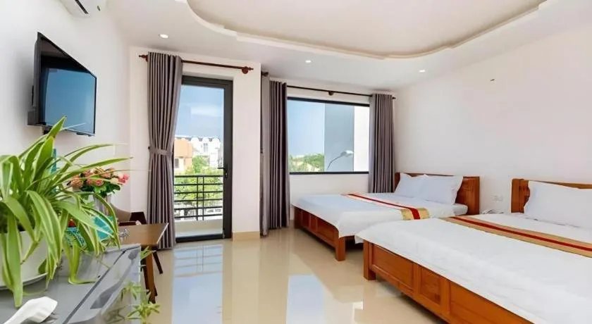 Bed in New Vung Tau Hotel