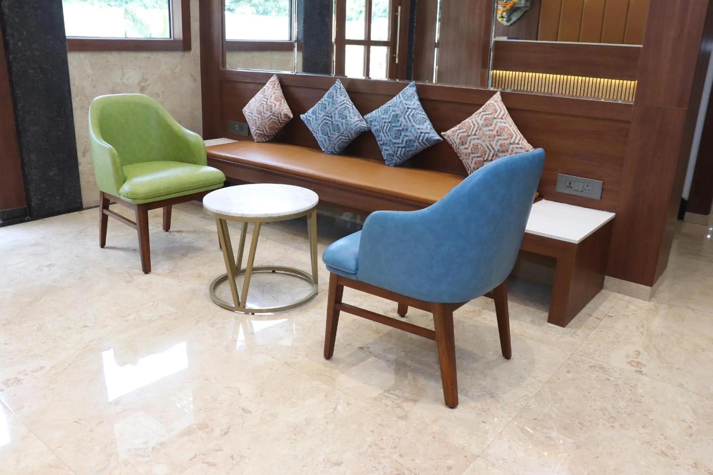 Lobby or reception in Hotel Golden Nest Thane