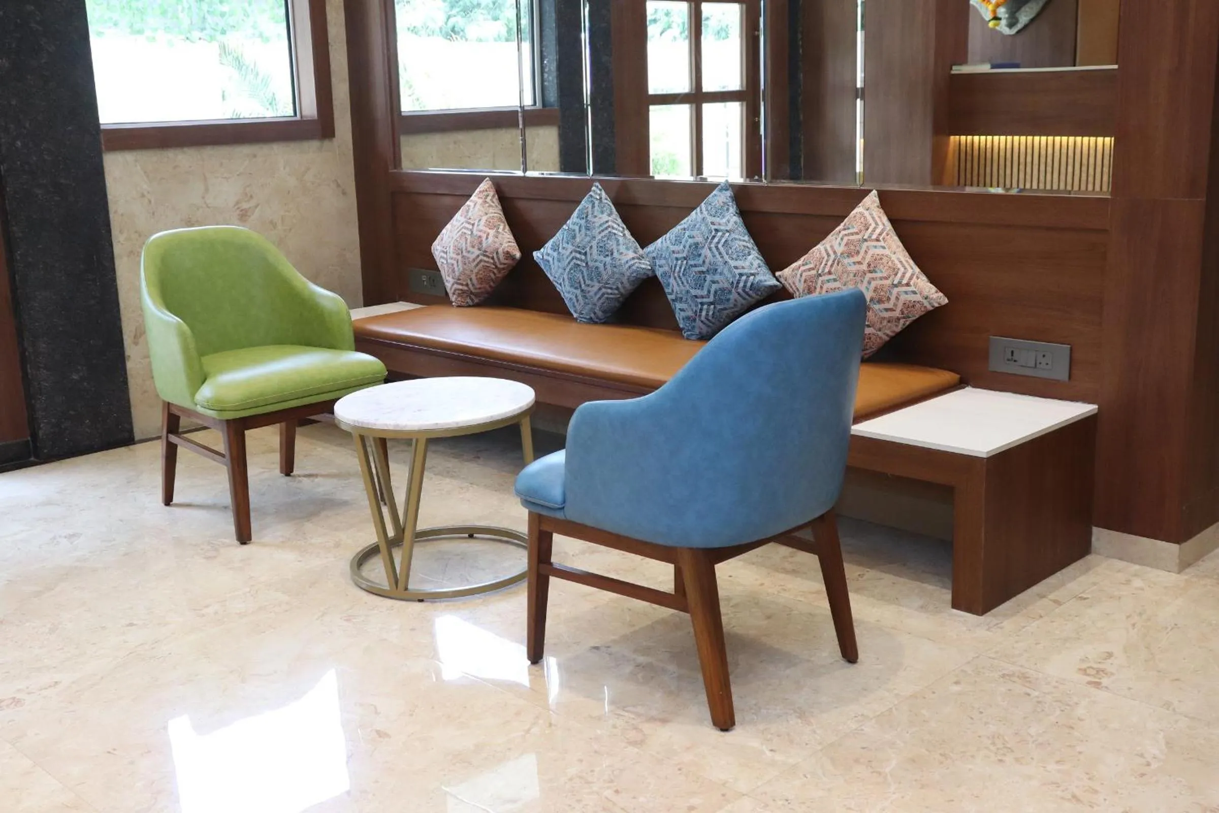 Lobby or reception in Hotel Golden Nest Thane