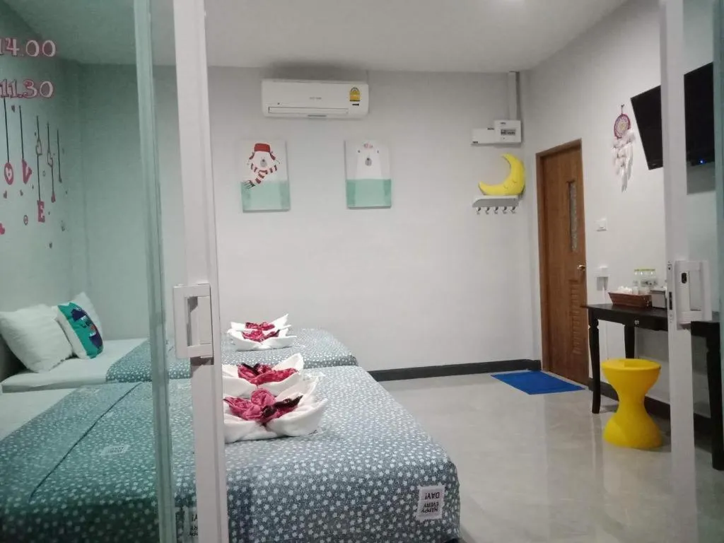 Bed in Baan Bhuriwat Kiriwong