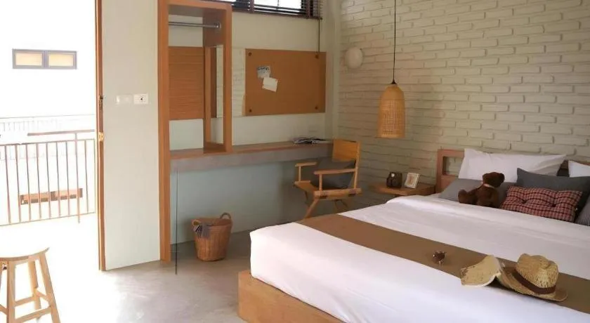 Bed in Yellow Moon Hotel