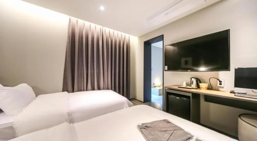 Bed in Changwon Brown dot Hotel Palyong