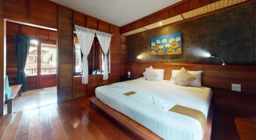 Bed in Khanom Cabana Beach Resort