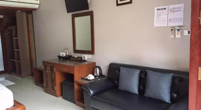 Bed in Khanom Cabana Beach Resort