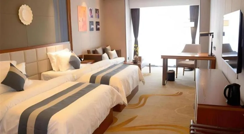 Bed in Metropolo Hotel Chengdu Wuhou Wanda Plaza