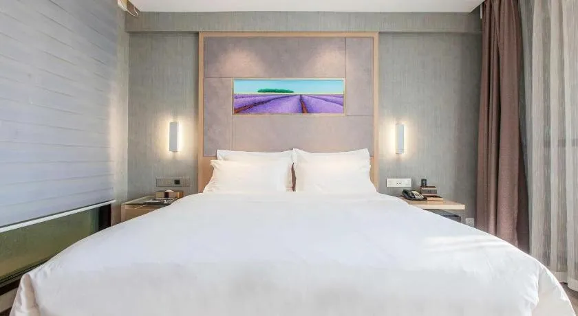Bed in Lavande Hotels Wuhan Wuchang Railway Station Square