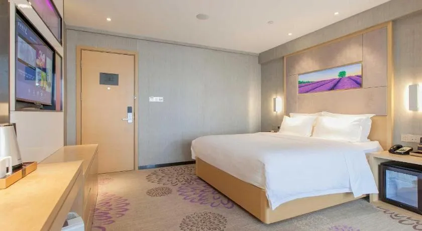 Bed in Lavande Hotels Wuhan Wuchang Railway Station Square