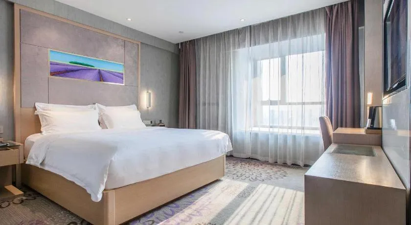 Bed in Lavande Hotels Wuhan Wuchang Railway Station Square