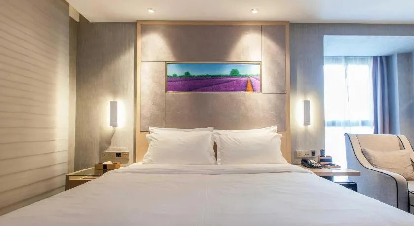 Bed in Lavande Hotels Wuhan Wuchang Railway Station Square