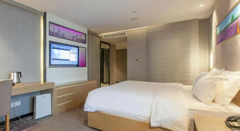 Bed in Lavande Hotels Wuhan Wuchang Railway Station Square