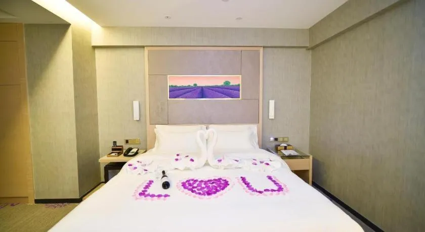 Bed in Lavande Hotels Wuhan Wuchang Railway Station Square