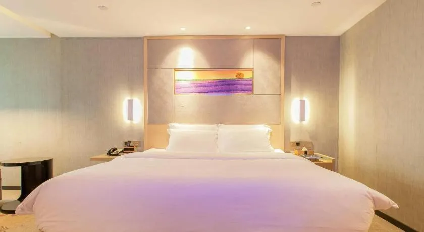 Bed in Lavande Hotels Wuhan Wuchang Railway Station Square