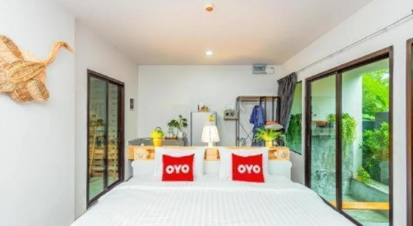 Bed in OYO 422 Jane Homestay and Resort