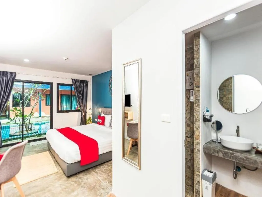 Bed in OYO 422 Jane Homestay and Resort