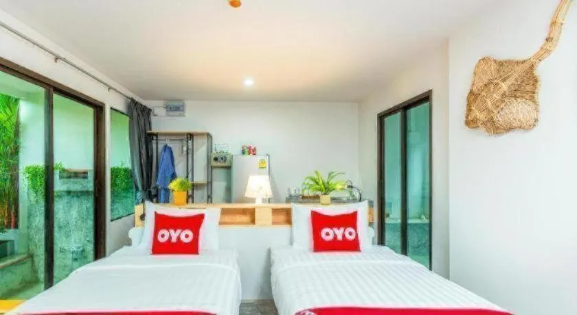 Bed in OYO 422 Jane Homestay and Resort