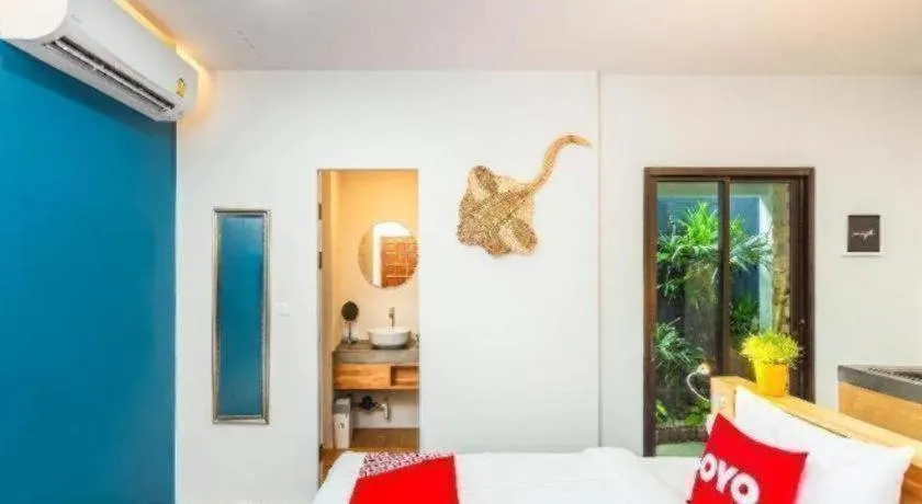 Bed in OYO 422 Jane Homestay and Resort