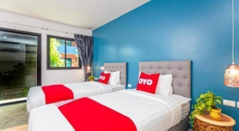 Bed in OYO 422 Jane Homestay and Resort