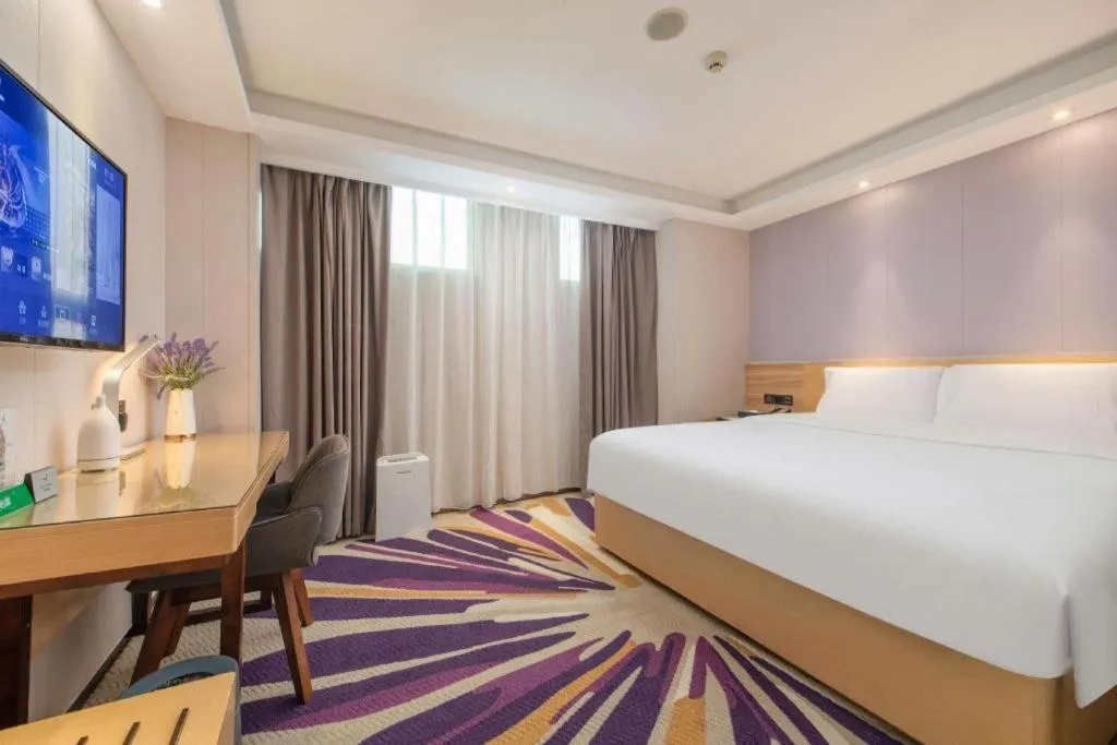 Bed in Lavande Hotel Shenzhen North Station Huawei Gangtou Metro Station