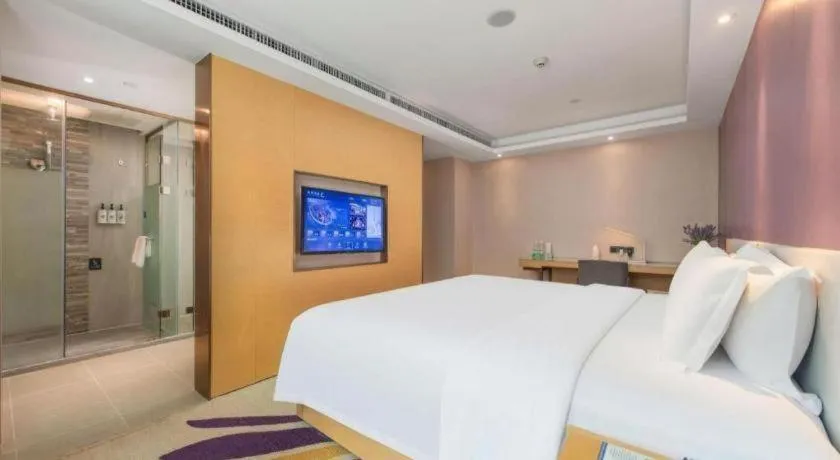 Bed in Lavande Hotel Shenzhen North Station Huawei Gangtou Metro Station