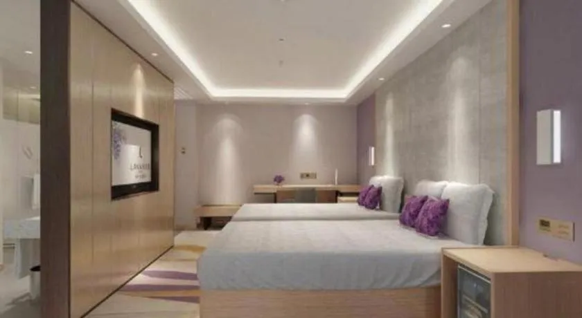 Bed in Lavande Hotel Shenzhen North Station Huawei Gangtou Metro Station