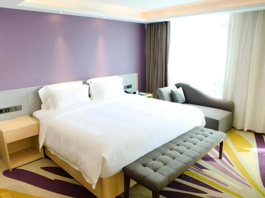 Bed in Lavande Hotel Shenzhen North Station Huawei Gangtou Metro Station