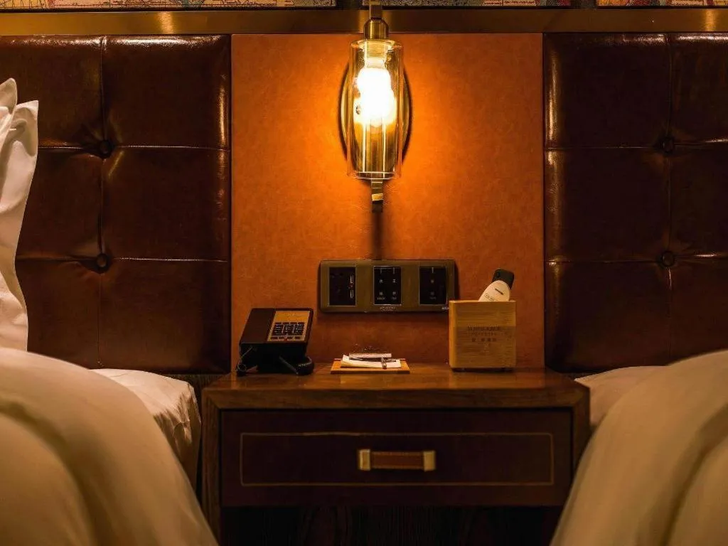 Bed in James Joyce Coffetel Xi'an Zhonglou Xiaonanmen Food Street