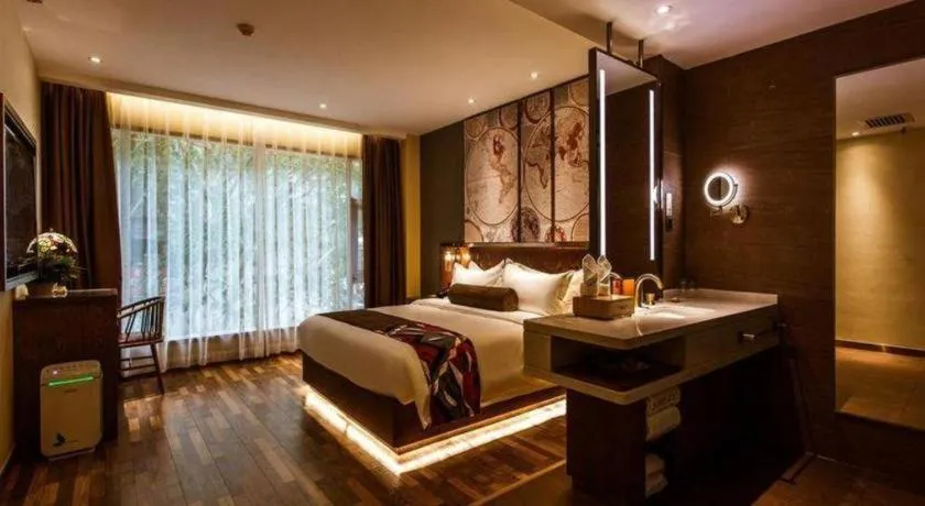 Bed in James Joyce Coffetel Xi'an Zhonglou Xiaonanmen Food Street