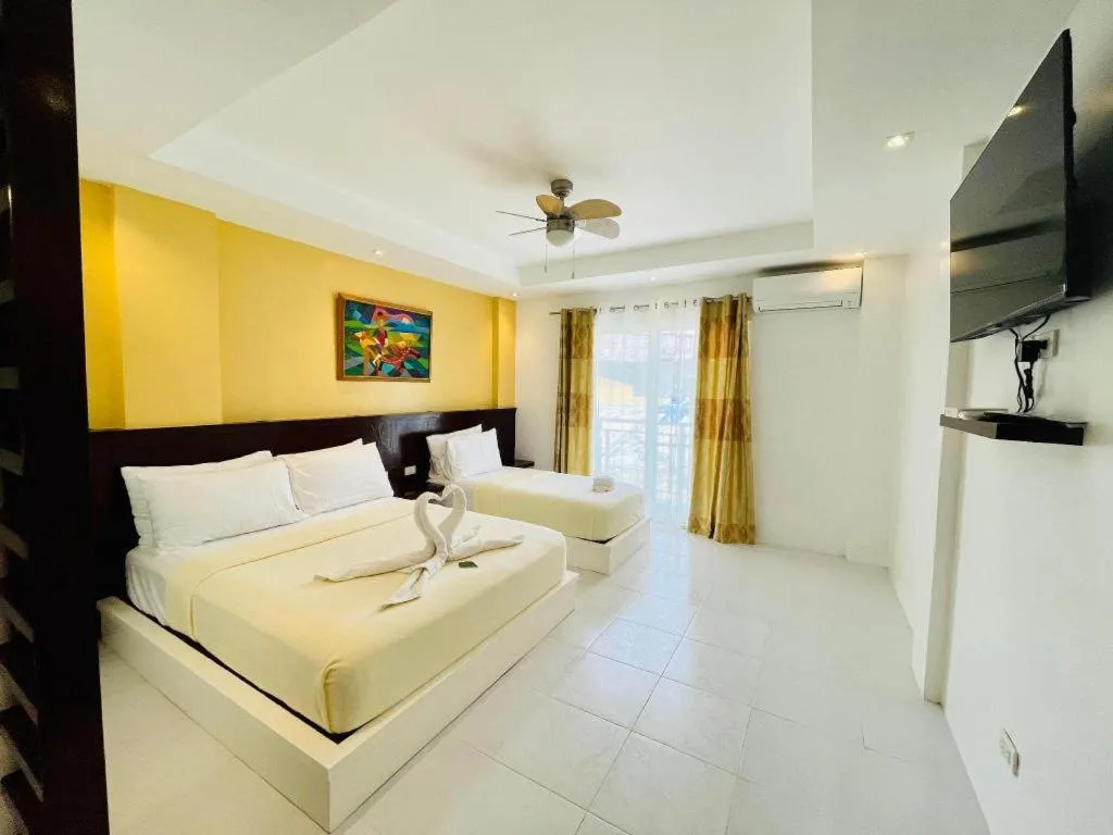 Bed in Alice in Wonderland Beach Hotel