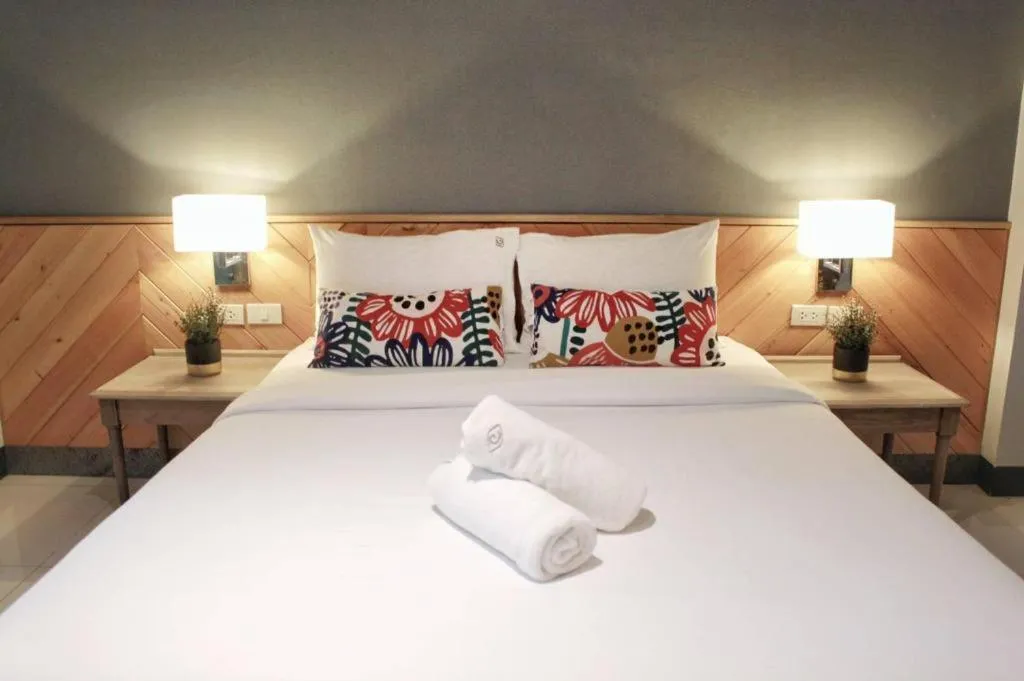 Bed in The Finn Hotel