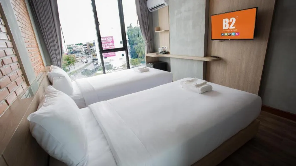 Bed in B2 Hat Yai Boutique and Budget Hotel