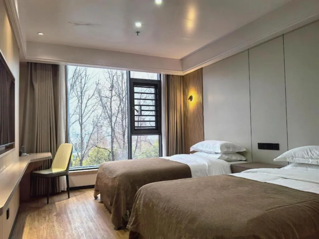 Bed in S·dor Hotel Hangzhou Xiaoshan Intertational Airport
