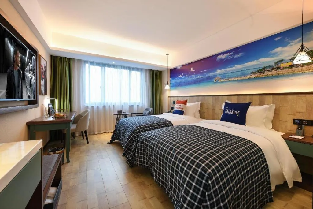 Bed in S·dor Hotel Hangzhou Xiaoshan Intertational Airport