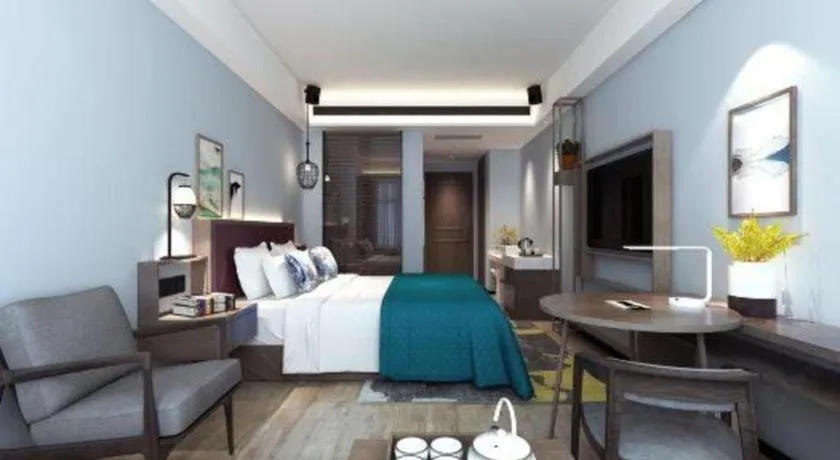 Bed in S·dor Hotel Hangzhou Xiaoshan Intertational Airport