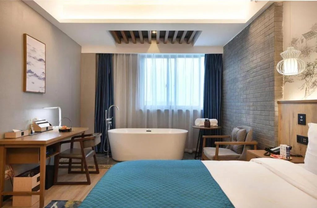 Bed in S·dor Hotel Hangzhou Xiaoshan Intertational Airport