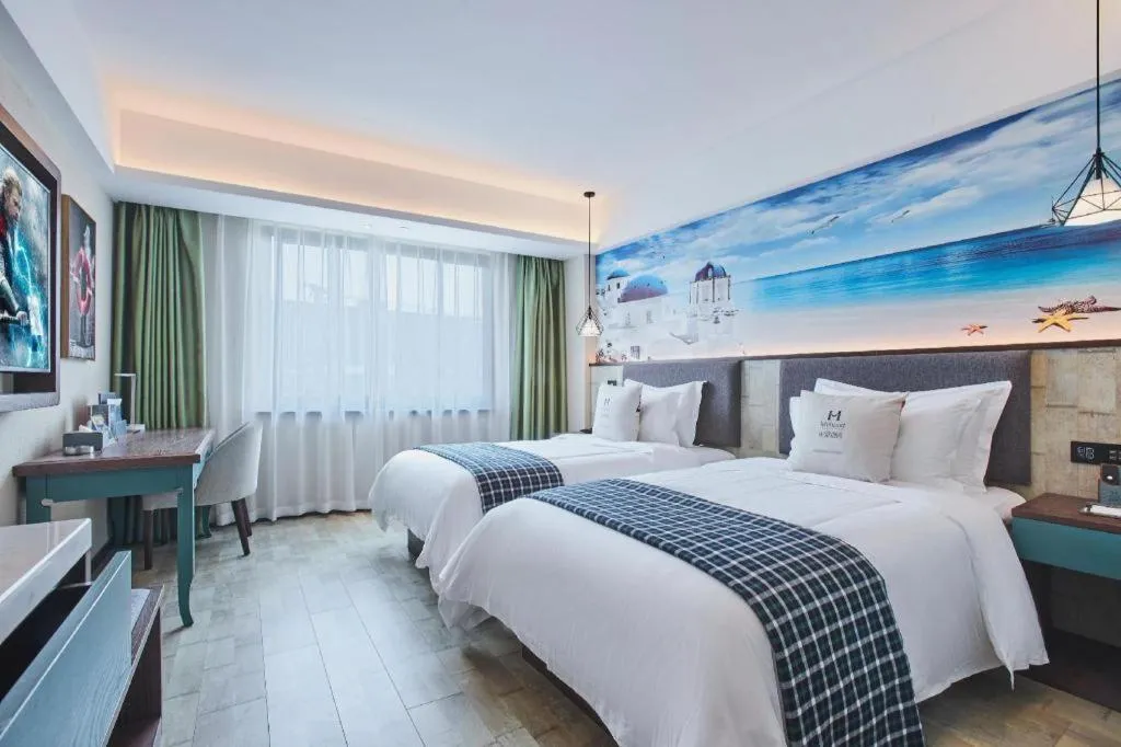 Bed in S·dor Hotel Hangzhou Xiaoshan Intertational Airport