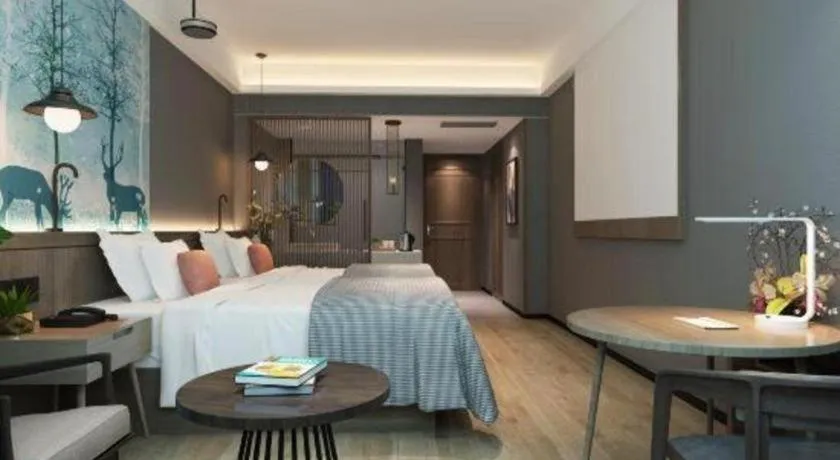 Bed in S·dor Hotel Hangzhou Xiaoshan Intertational Airport